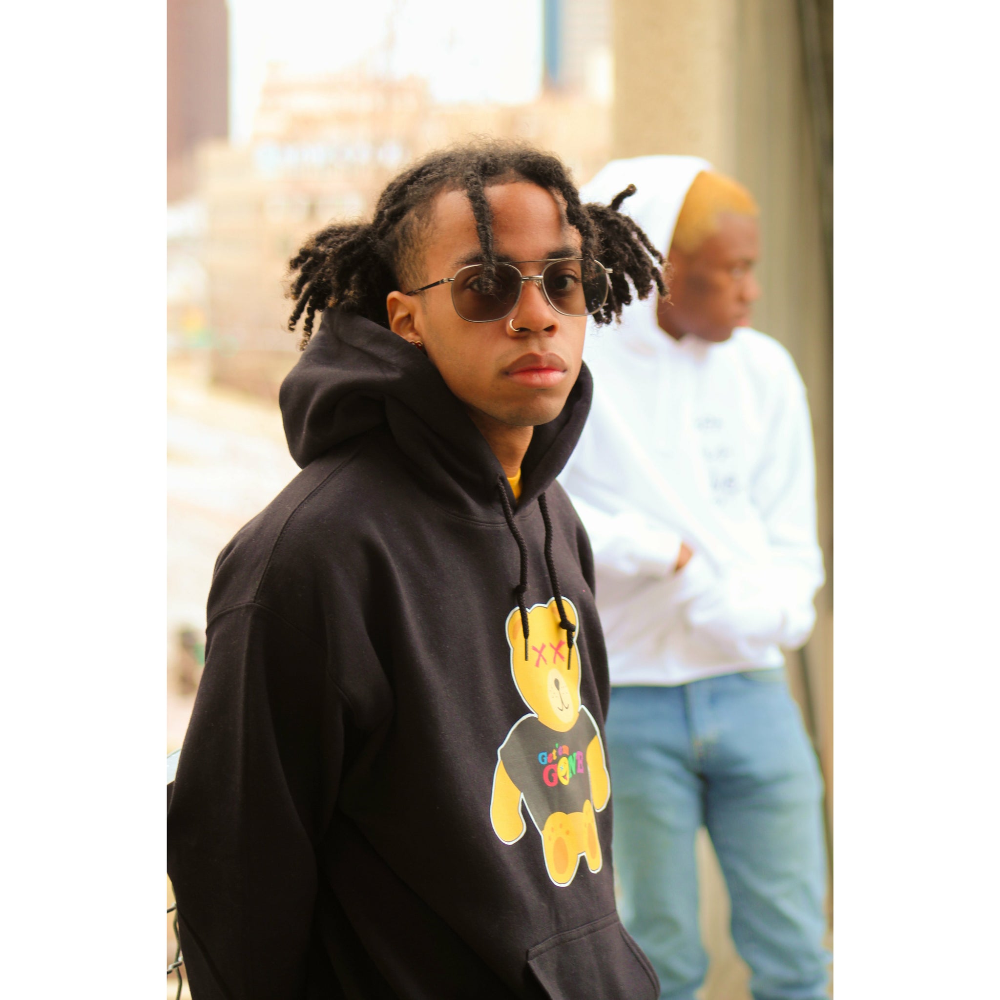 Get Em Gone "Relaxation Bear" Hoodie (Black)