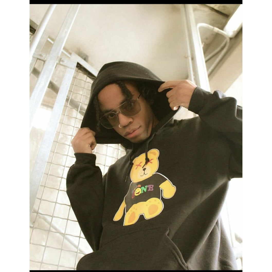 Get Em Gone "Relaxation Bear" Hoodie (Black)