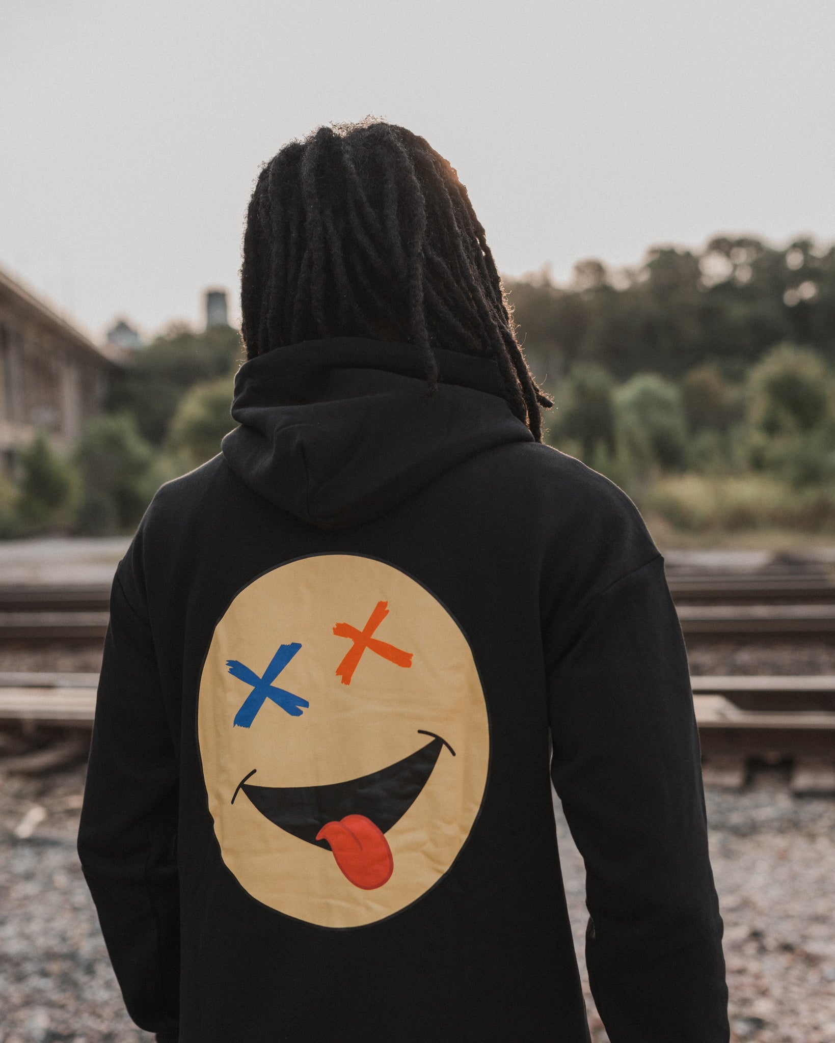 Black “Multicolor Logo” Hoodie