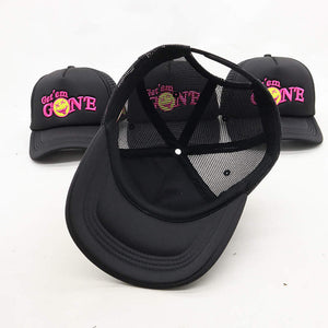 Black “Pink Logo” Trucker Cap