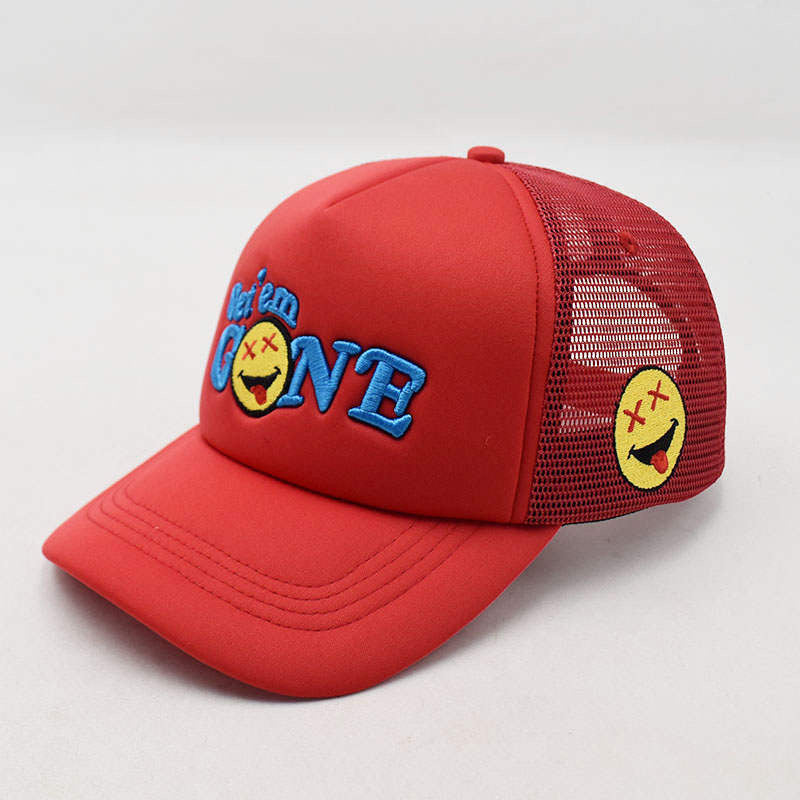 Fire Red “Blue Logo” Trucker Cap (ONLY AVAILABLE FOR TODAY!)