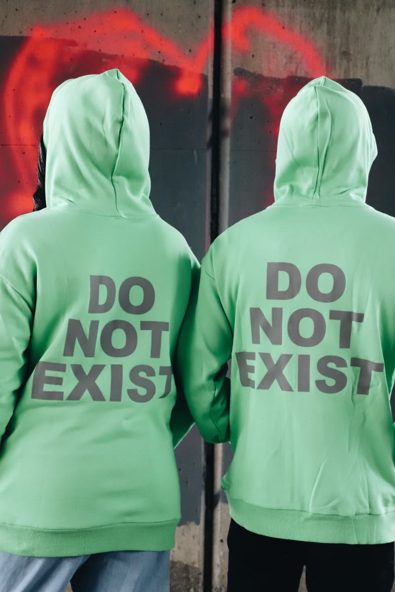 Slime Green “Problems Do Not Exist” Zip Up Jacket (BEGINNING OF FALL SALE!)