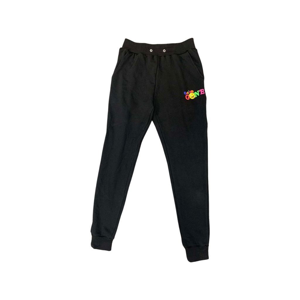 Black “Multicolor Logo” Jogging Pants