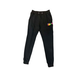 Black “Multicolor Logo” Jogging Pants