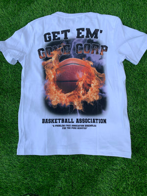 Pure White Corp “Basketball Association” T-shirt