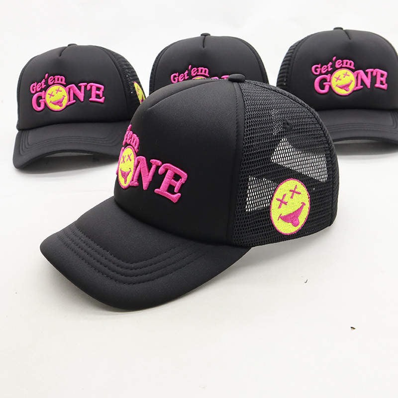 Black “Pink Logo” Trucker Cap