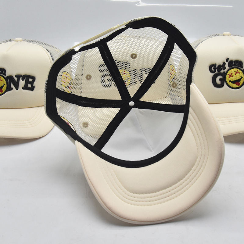 Cream “Classic Logo” Trucker Cap